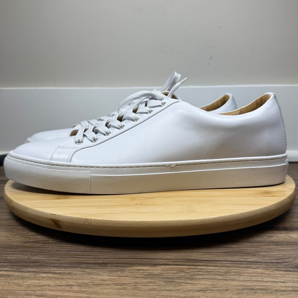 Thursday Boot Co Premier Low Top Sneakers Mens 14 White Leather Great Minimalist - Picture 3 of 9